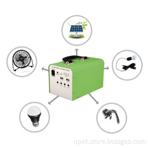 Home Solar Kits for lighting mobile charging HS140S